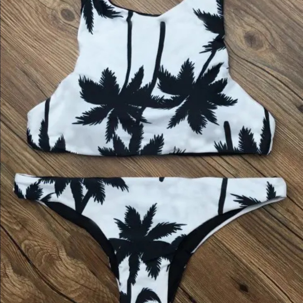 High Neck Halter Swim Suit